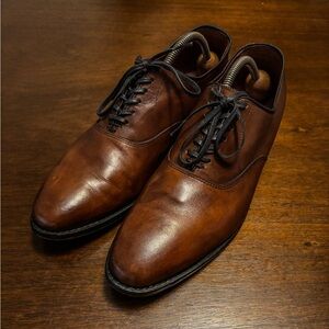 Allen Edmonds Bench Welt Rich Brown Leather Oxfords Size 10.5D
